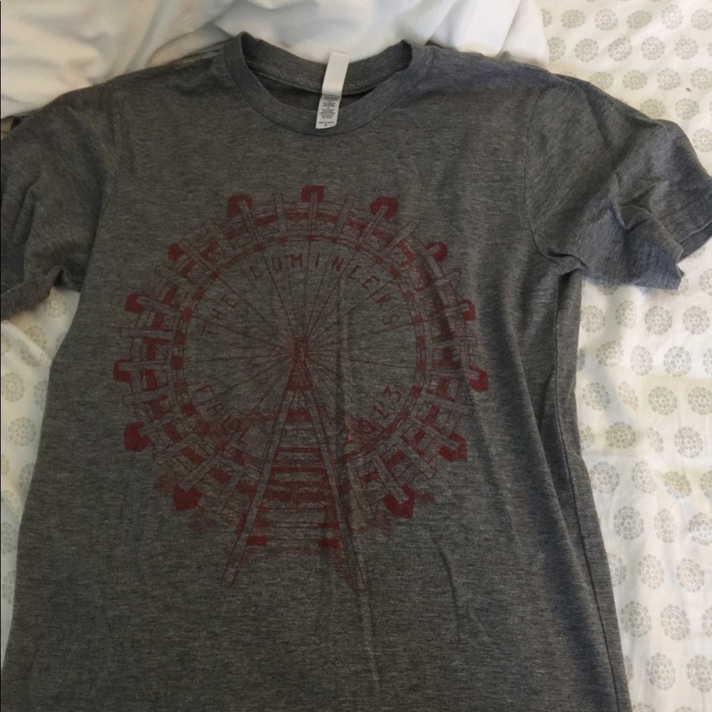 Gray lumineers band tee